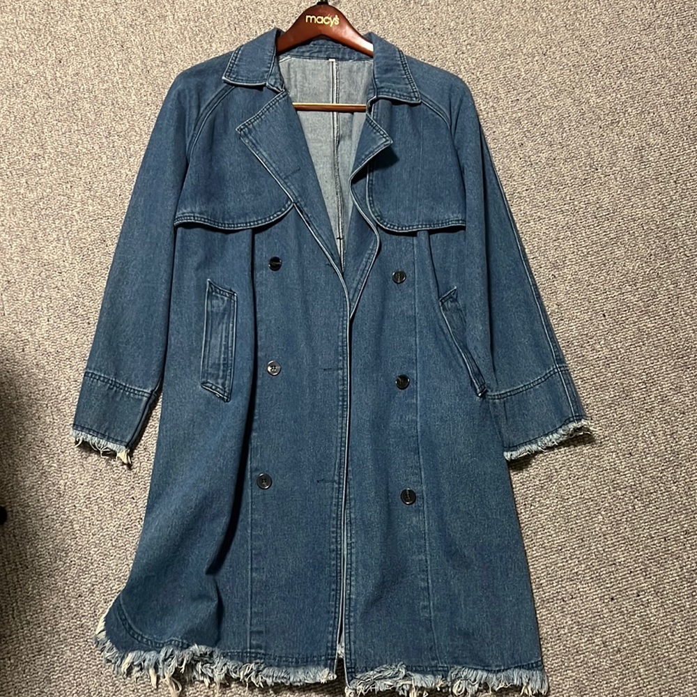 Denim coat